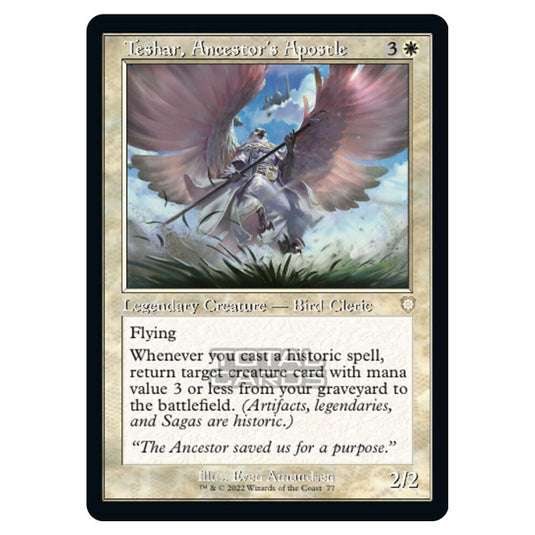 Magic The Gathering - The Brothers War - Commander - Teshar, Ancestor's Apostle