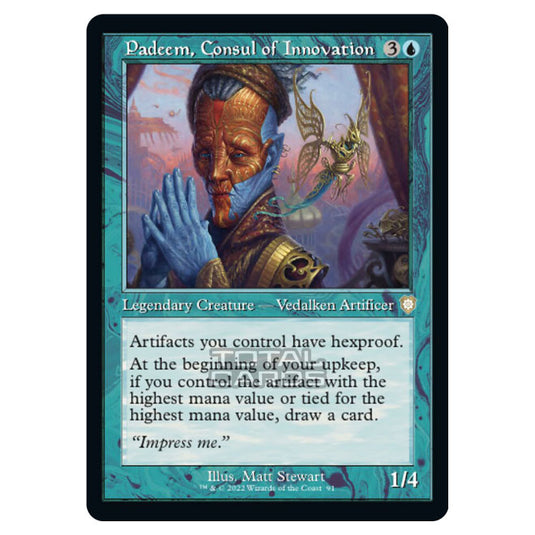 Magic The Gathering - The Brothers War - Commander - Padeem, Consul of Innovation