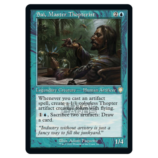 Magic The Gathering - The Brothers War - Commander - Sai, Master Thopterist