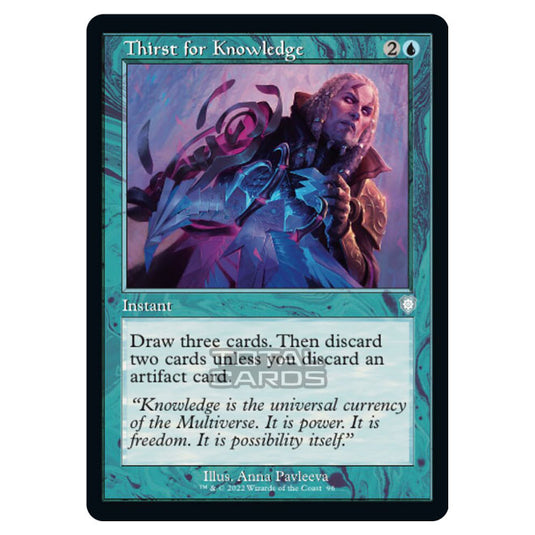 Magic The Gathering - The Brothers War - Commander - Thirst for Knowledge
