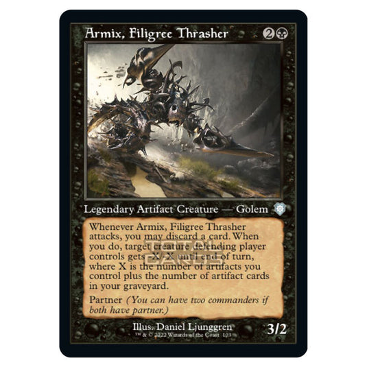 Magic The Gathering - The Brothers War - Commander - Armix, Filigree Thrasher