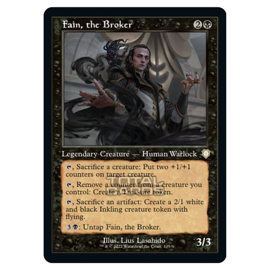 Magic The Gathering - The Brothers War - Commander - Fain, the Broker