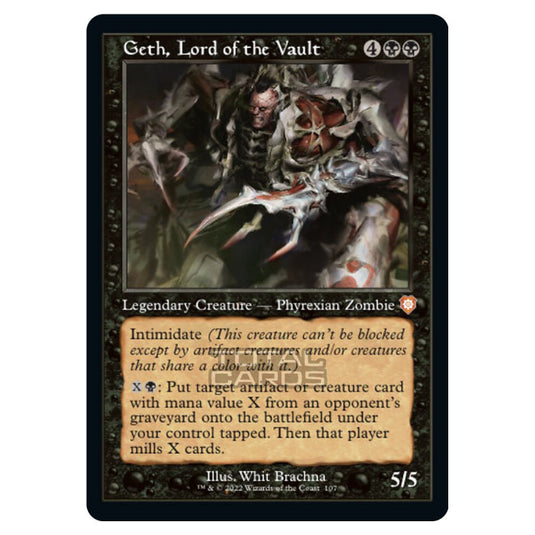 Magic The Gathering - The Brothers War - Commander - Geth, Lord of the Vault