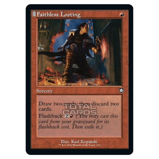 Magic The Gathering - The Brothers War - Commander - Faithless Looting