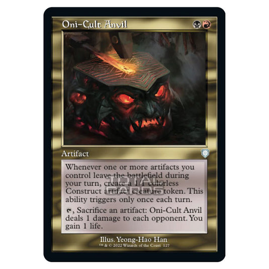 Magic The Gathering - The Brothers War - Commander - Oni-Cult Anvil