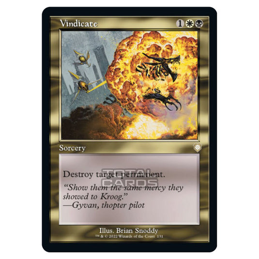 Magic The Gathering - The Brothers War - Commander - Vindicate