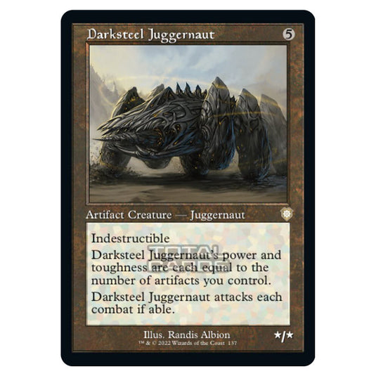 Magic The Gathering - The Brothers War - Commander - Darksteel Juggernaut