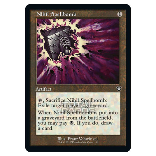 Magic The Gathering - The Brothers War - Commander - Nihil Spellbomb