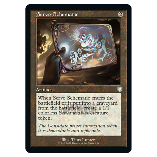 Magic The Gathering - The Brothers War - Commander - Servo Schematic