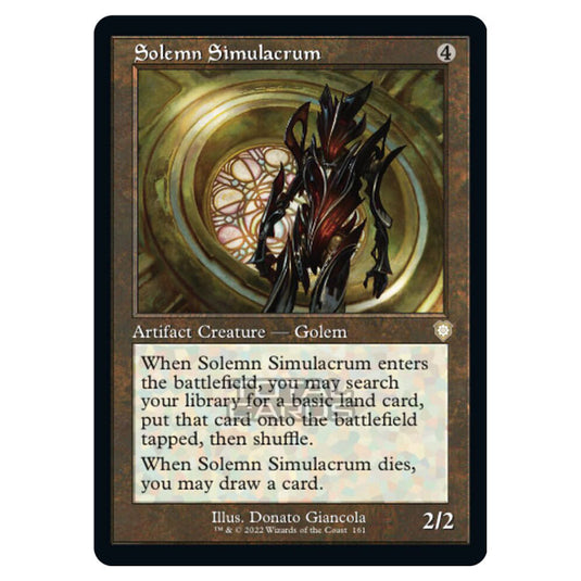 Magic The Gathering - The Brothers War - Commander - Solemn Simulacrum