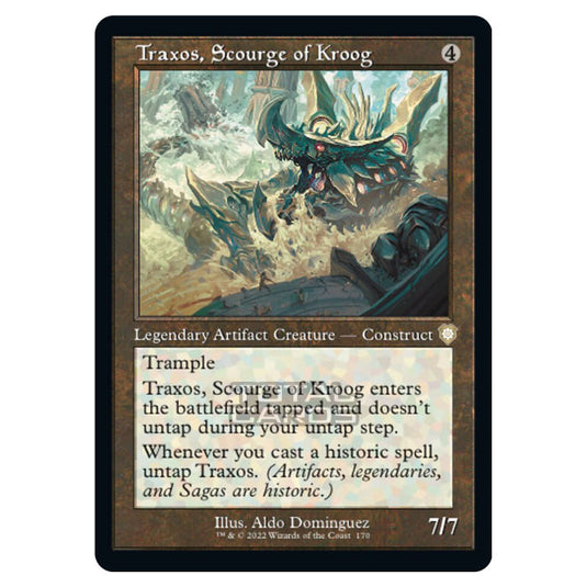 Magic The Gathering - The Brothers War - Commander - Traxos, Scourge of Kroog