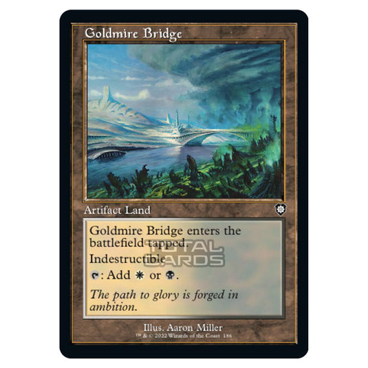 Magic The Gathering - The Brothers War - Commander - Goldmire Bridge