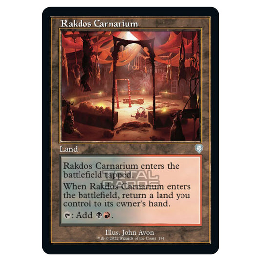 Magic The Gathering - The Brothers War - Commander - Rakdos Carnarium