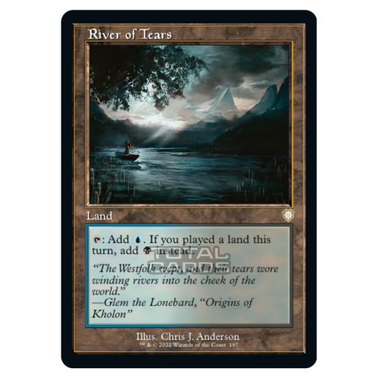 Magic The Gathering - The Brothers War - Commander - River of Tears