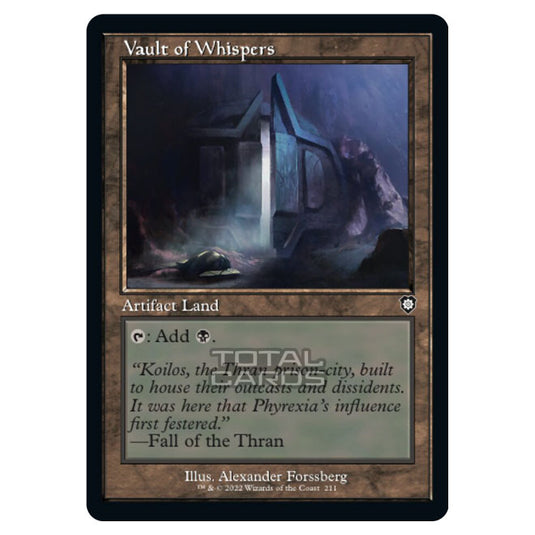 Magic The Gathering - The Brothers War - Commander - Vault of Whispers