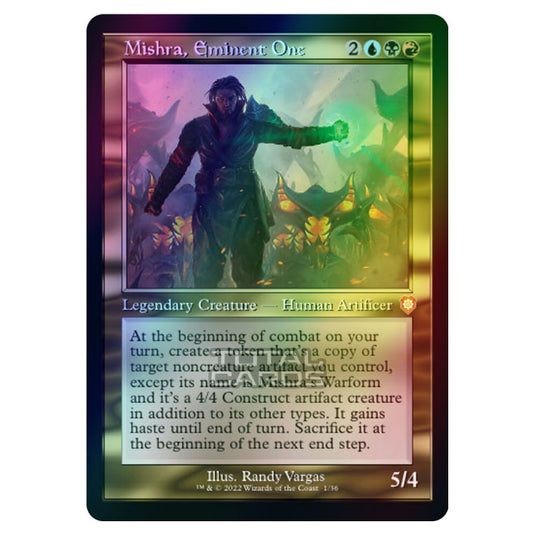 Magic The Gathering - The Brothers War - Commander - Mishra, Eminent One (Foil)