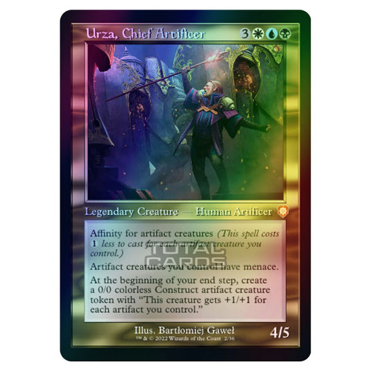 Magic The Gathering - The Brothers War - Commander - Urza, Chief Artificer (Foil)