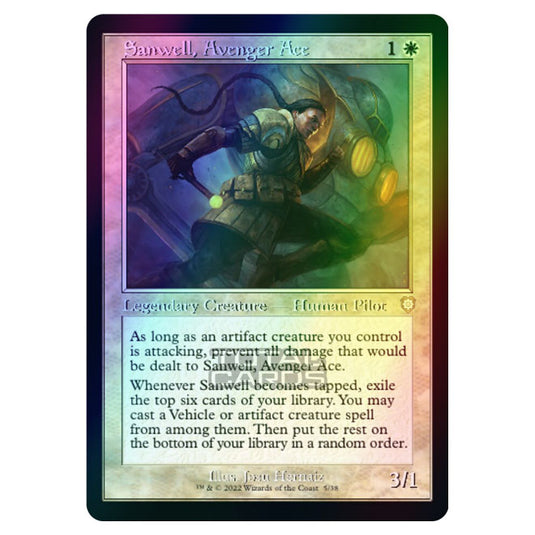 Magic The Gathering - The Brothers War - Commander - Sanwell, Avenger Ace (Foil)