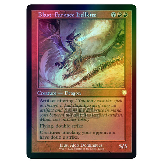 Magic The Gathering - The Brothers War - Commander - Blast-Furnace Hellkite (Foil)