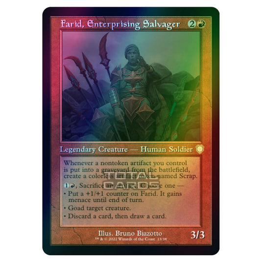 Magic The Gathering - The Brothers War - Commander - Farid, Enterprising Salvager (Foil)