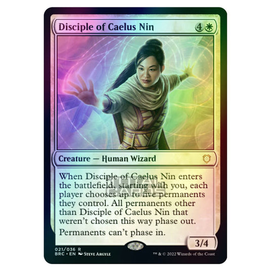 Magic The Gathering - The Brothers War - Commander - Disciple of Caelus Nin (Foil)