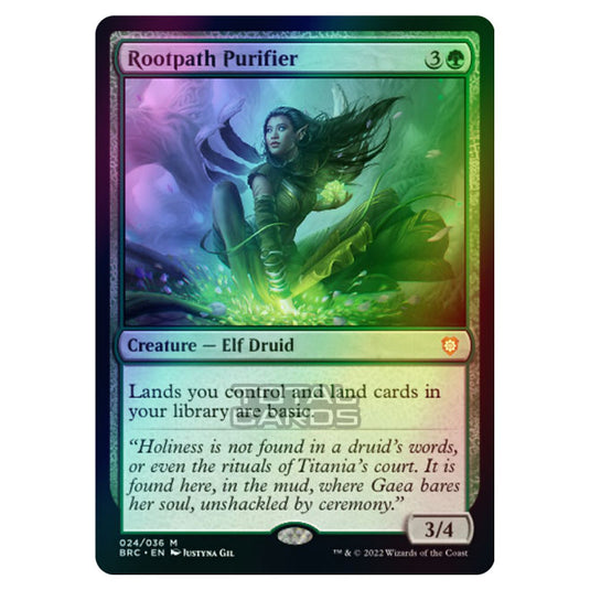 Magic The Gathering - The Brothers War - Commander - Rootpath Purifier (Foil)