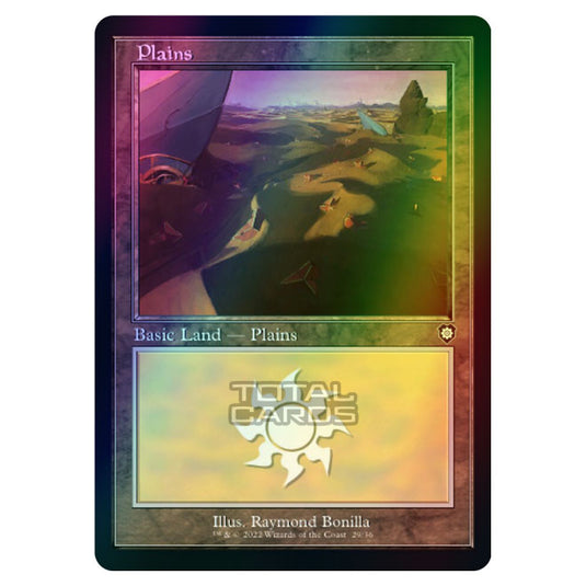 Magic The Gathering - The Brothers War - Commander - Plains (Foil)