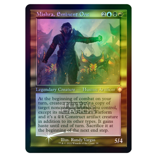 Magic The Gathering - The Brothers War - Commander - Mishra, Eminent One (Foil)