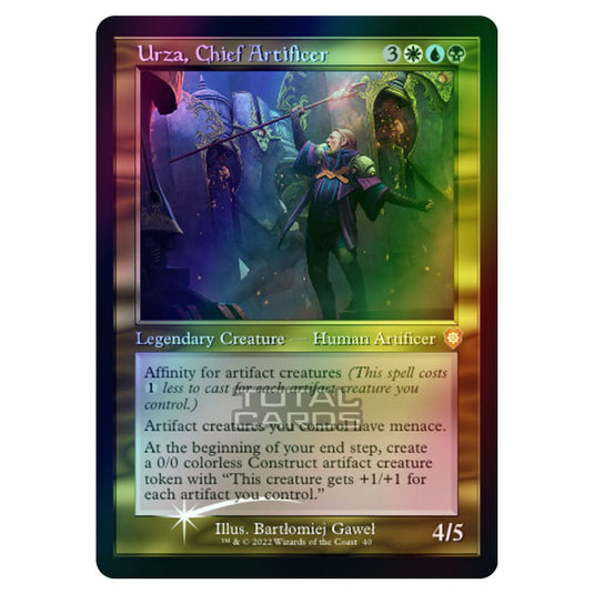 Magic The Gathering - The Brothers War - Commander - Urza, Chief Artificer (Foil)