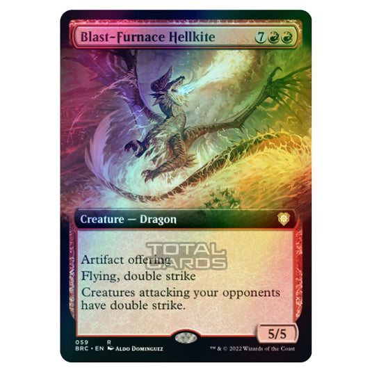 Magic The Gathering - The Brothers War - Commander - Blast-Furnace Hellkite (Foil)