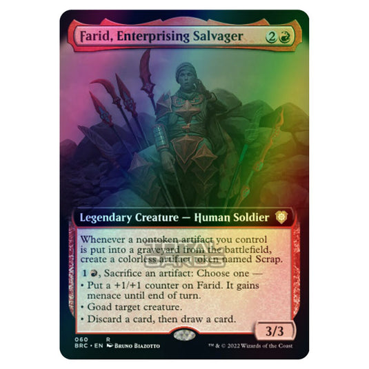 Magic The Gathering - The Brothers War - Commander - Farid, Enterprising Salvager (Foil)