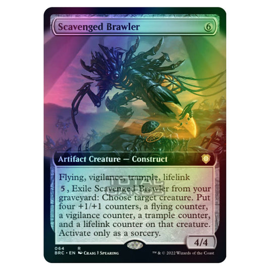 Magic The Gathering - The Brothers War - Commander - Scavenged Brawler (Foil)