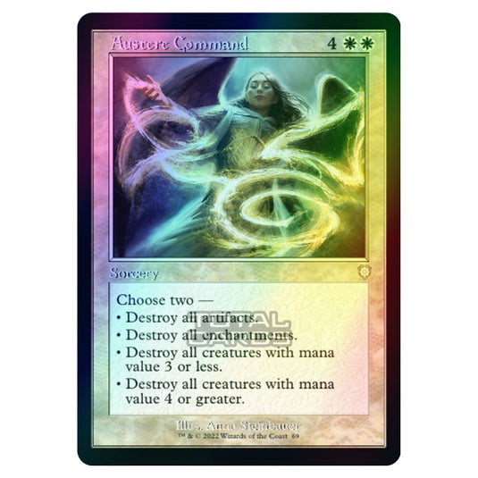 Magic The Gathering - The Brothers War - Commander - Austere Command (Foil)