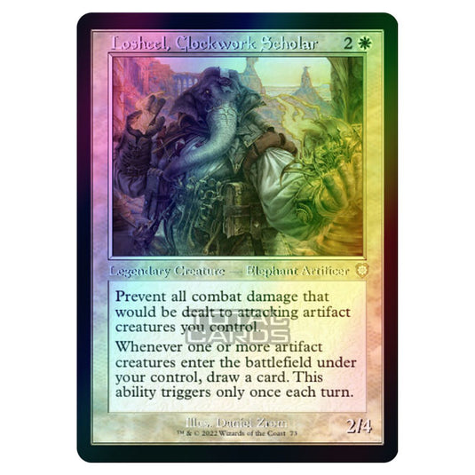 Magic The Gathering - The Brothers War - Commander - Losheel, Clockwork Scholar (Foil)