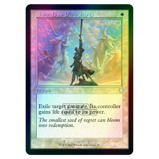 Magic The Gathering - The Brothers War - Commander - Swords to Plowshares (Foil)