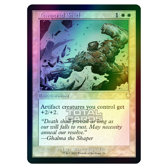 Magic The Gathering - The Brothers War - Commander - Tempered Steel (Foil)