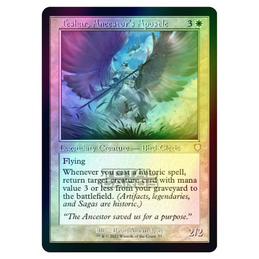 Magic The Gathering - The Brothers War - Commander - Teshar, Ancestor's Apostle (Foil)