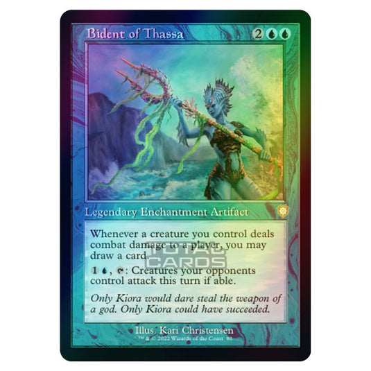Magic The Gathering - The Brothers War - Commander - Bident of Thassa (Foil)