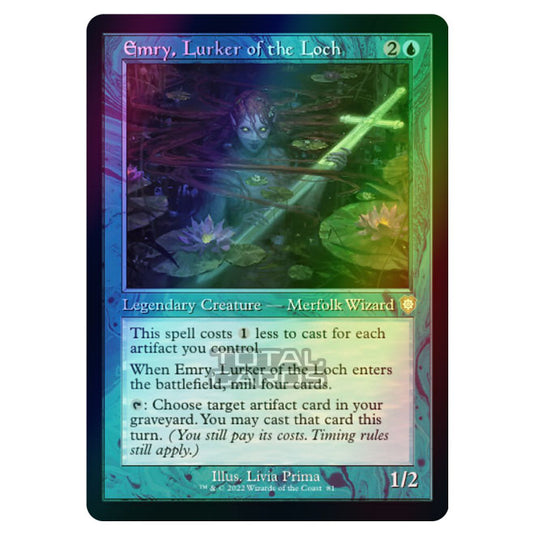 Magic The Gathering - The Brothers War - Commander - Emry, Lurker of the Loch (Foil)