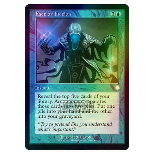 Magic The Gathering - The Brothers War - Commander - Fact or Fiction (Foil)