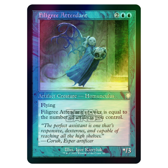 Magic The Gathering - The Brothers War - Commander - Filigree Attendant (Foil)