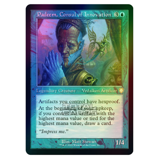 Magic The Gathering - The Brothers War - Commander - Padeem, Consul of Innovation (Foil)