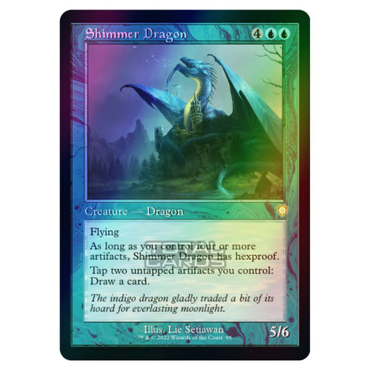 Magic The Gathering - The Brothers War - Commander - Shimmer Dragon (Foil)