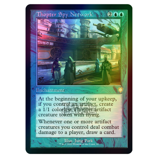 Magic The Gathering - The Brothers War - Commander - Thopter Spy Network (Foil)