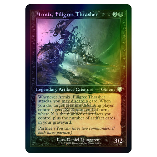 Magic The Gathering - The Brothers War - Commander - Armix, Filigree Thrasher (Foil)