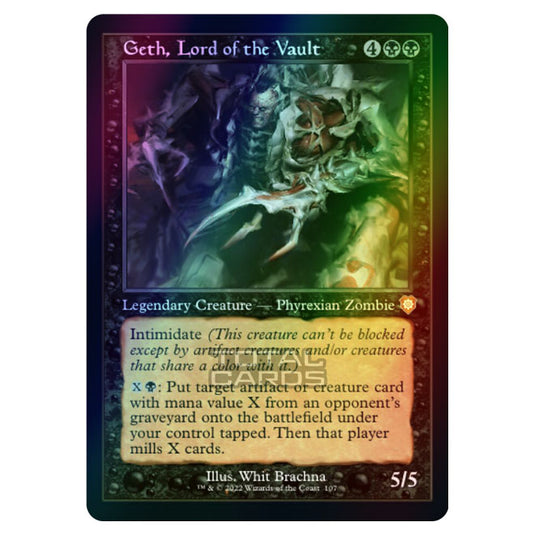 Magic The Gathering - The Brothers War - Commander - Geth, Lord of the Vault (Foil)