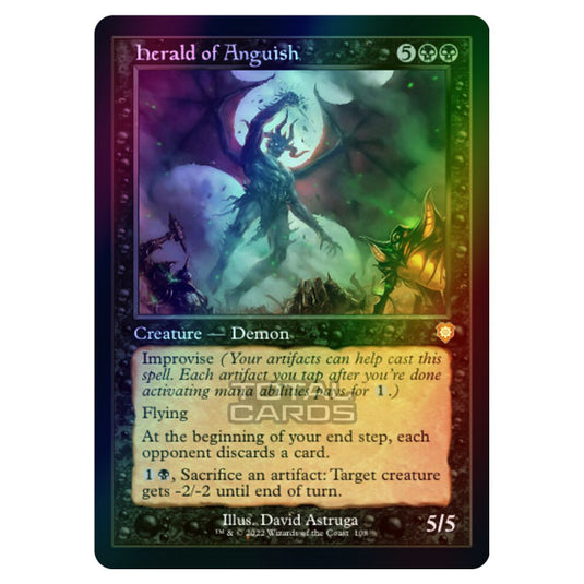 Magic The Gathering - The Brothers War - Commander - Herald of Anguish (Foil)