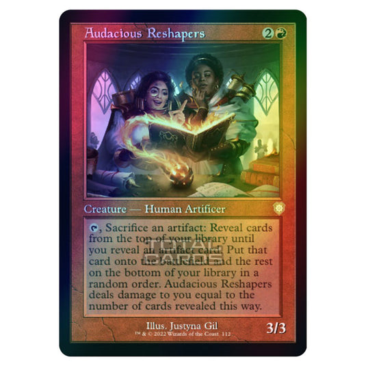 Magic The Gathering - The Brothers War - Commander - Audacious Reshapers (Foil)