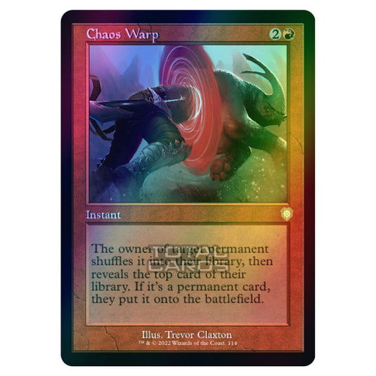 Magic The Gathering - The Brothers War - Commander - Chaos Warp (Foil)