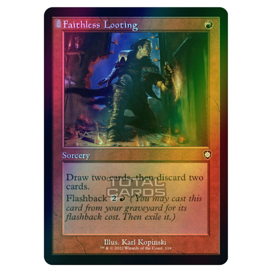 Magic The Gathering - The Brothers War - Commander - Faithless Looting (Foil)